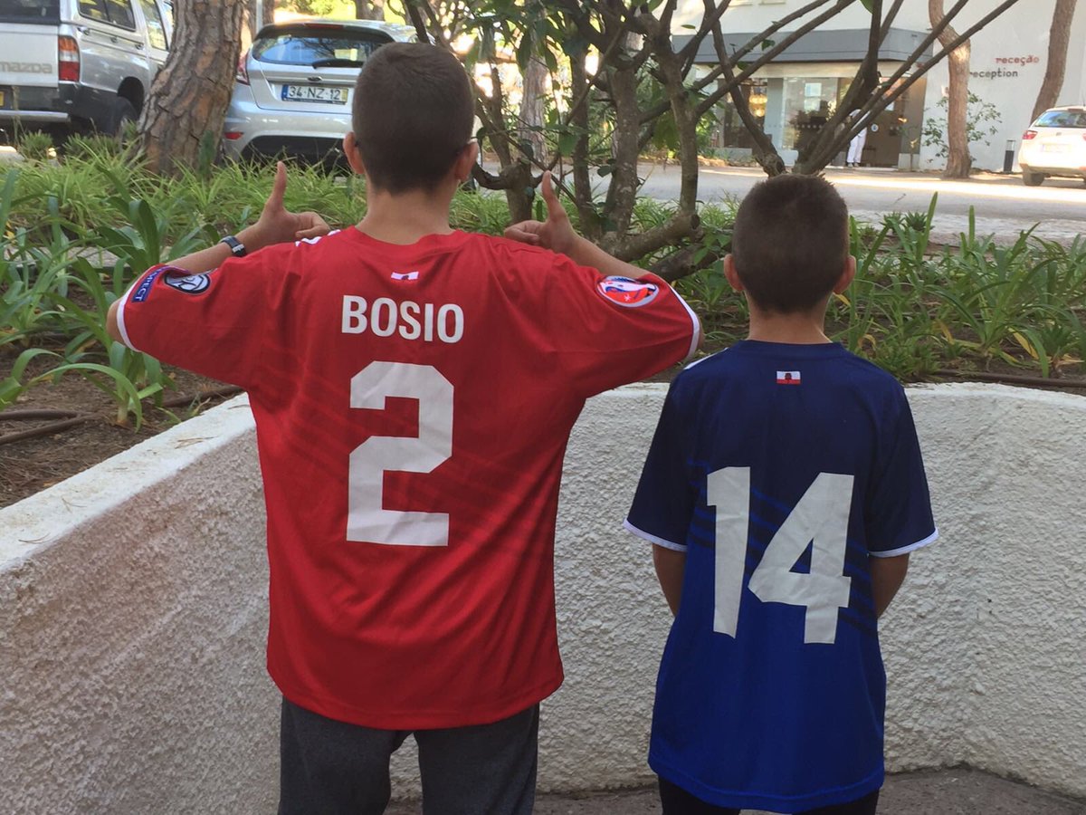 Supporting his teacher Gibraltar v Belgium <a href="/JamieBosio21/">Jamie Bosio</a>