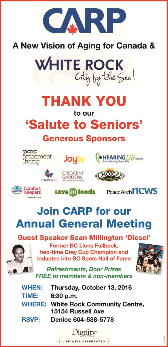 carpwhiterock's tweet photo. AGM Oct 13 6:30pm. Wine &amp; cheese. FREE event. Non-members welcome. Will discuss issues important to you. Call 604-538-5778 to register. https://t.co/r05ASISPtL