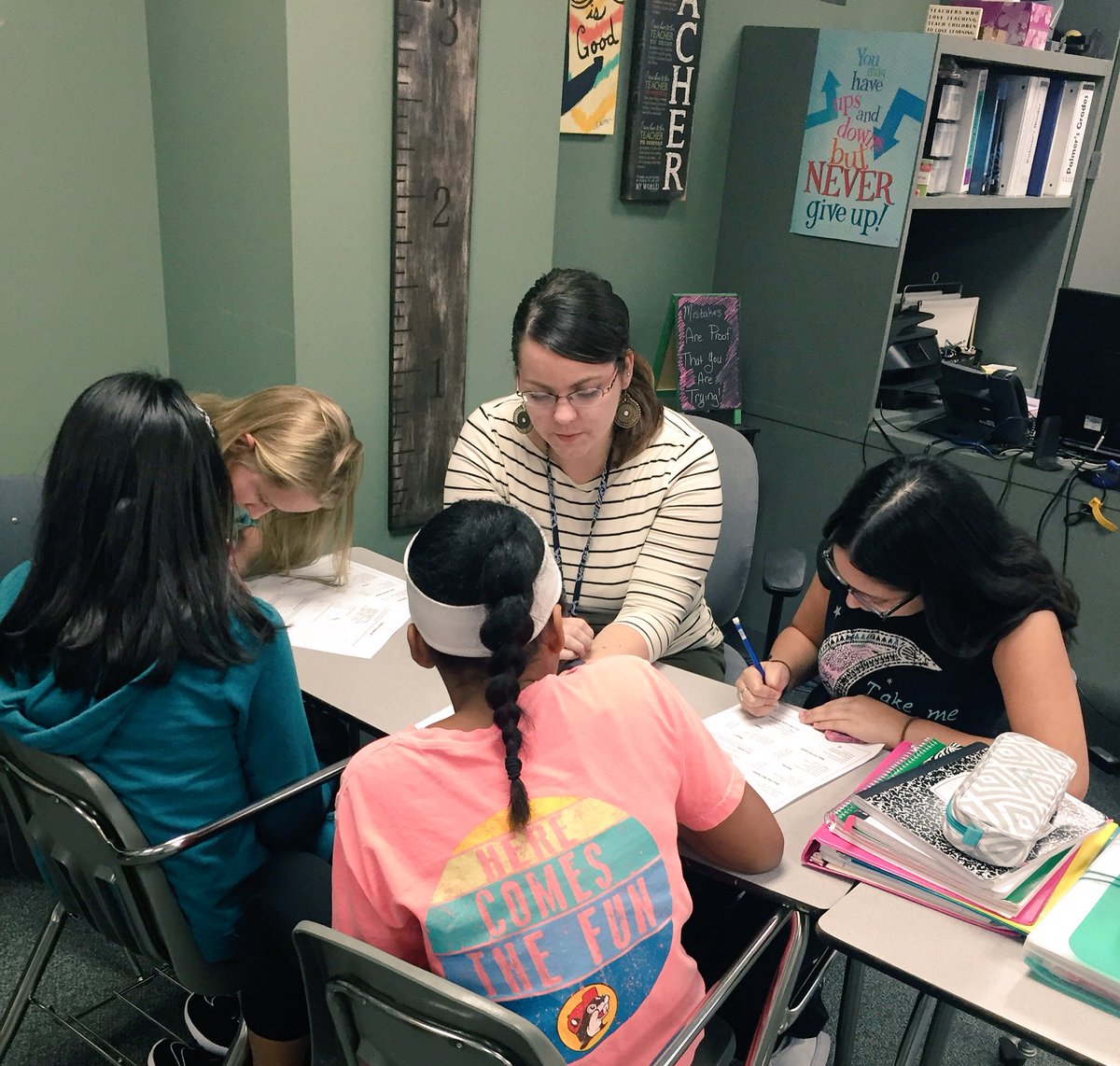 MrsSkinnerMath's tweet photo. Skinner Café Day to review our percents unit! The students loved it!  #yaymath #studentengagement #percentsunit https://t.co/xL1FA9AhRN