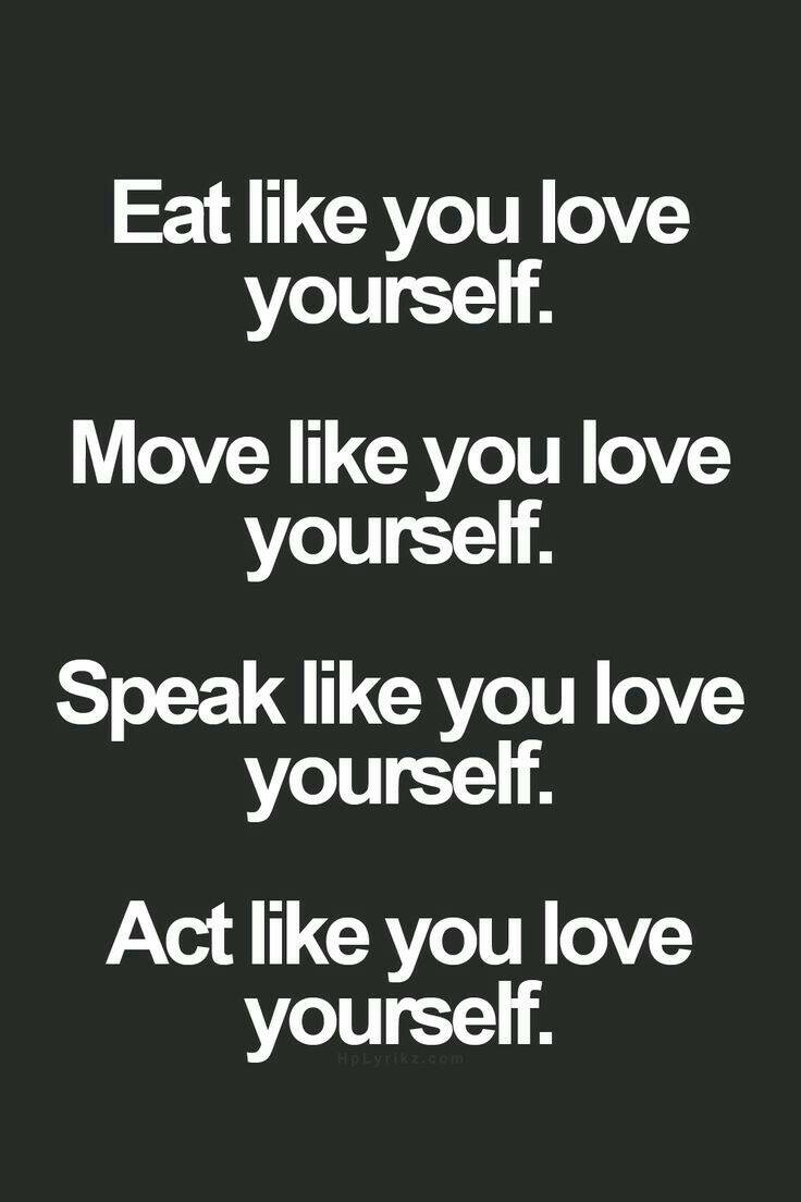 Like you #love yourself!