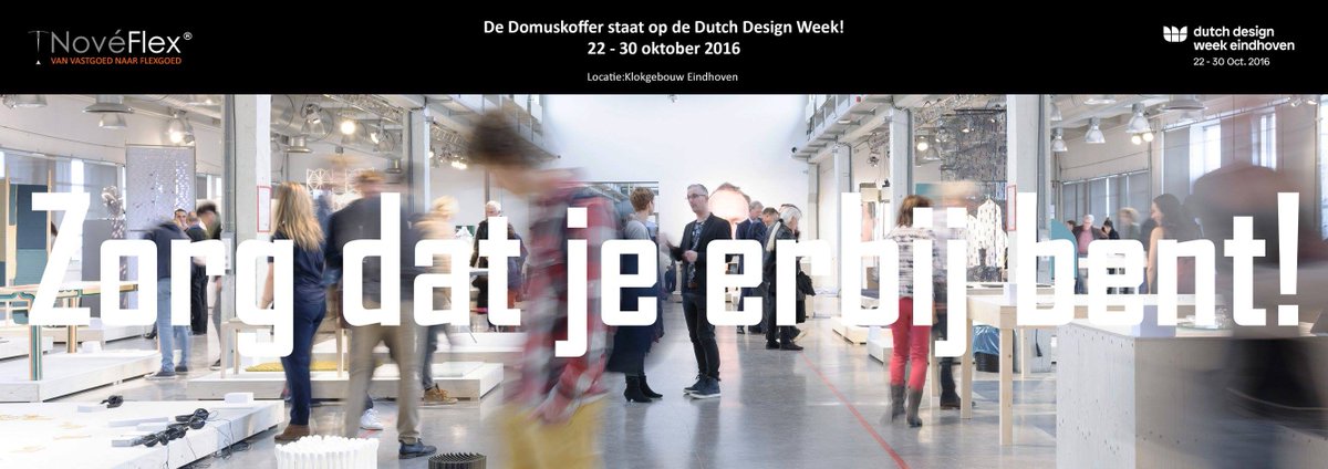 NoveFlex's tweet photo. Neem een kijkje bij de DomusKoffer van @NoveFlex op de @dutchdesignweek! #DDW @Ahomeawayfrom @AHAFH @RijksBM @vastgoednieuws https://t.co/b5h53J0pLm