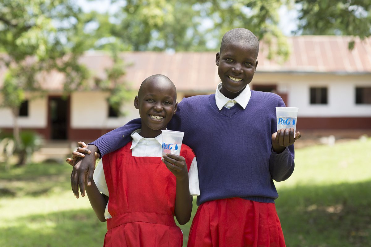 Proud to support #DayoftheGirl by sharing more clean water with girls around the world for better health. education, and brighter futures