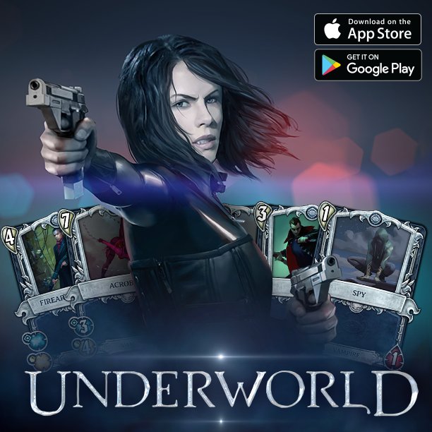 UnderworldMovie's tweet image. Scream for joy: @uwthegame is now available on the Apple App Store and Google Play. Play now for free!
