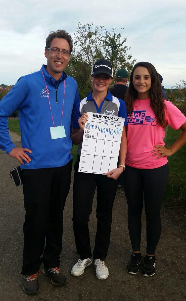 Yoder91661178's tweet image. Freshman Olivia Swain shot 80 today at districts. 75 was the last score to go to state. Congratulations on a fine season Olivia.