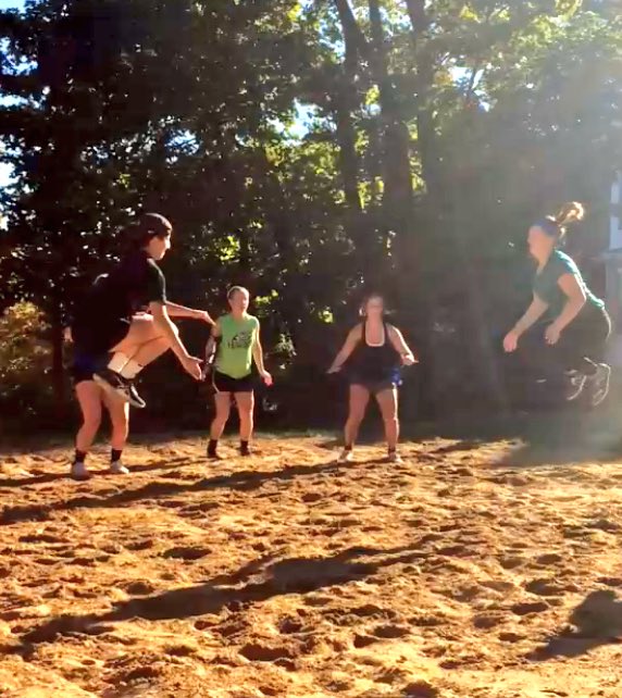 BeckerWIH's tweet photo. Who says hockey players can't jump? #wegotups #sandwars #pullyourweight https://t.co/xZfvOQvfr0
