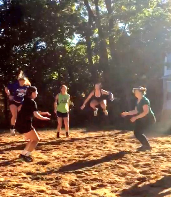 BeckerWIH's tweet photo. Who says hockey players can't jump? #wegotups #sandwars #pullyourweight https://t.co/xZfvOQvfr0