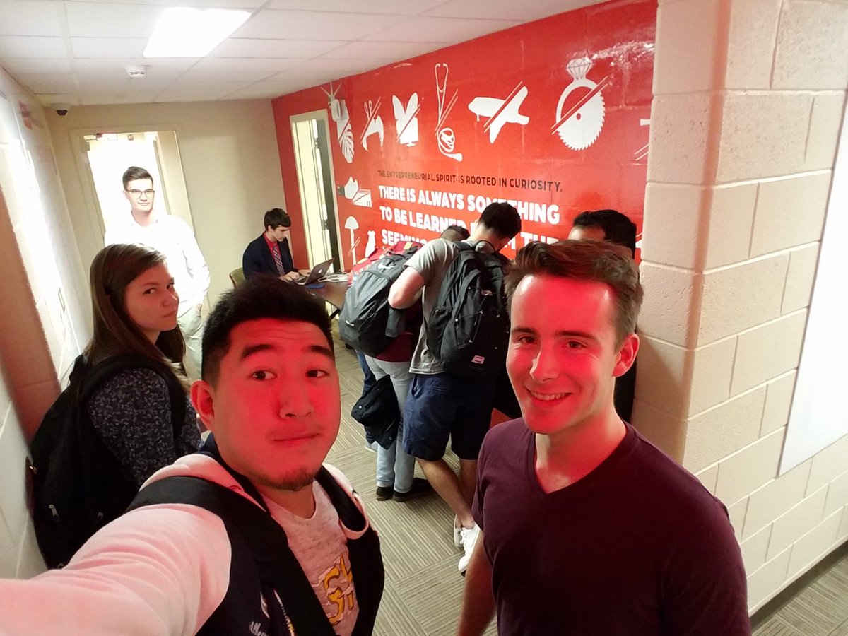 TeamSupervize's tweet photo. Supervize is auditioning for #WolfTank tonight, wish us luck! #NCState #NCSU https://t.co/d4Q4GEAAqk