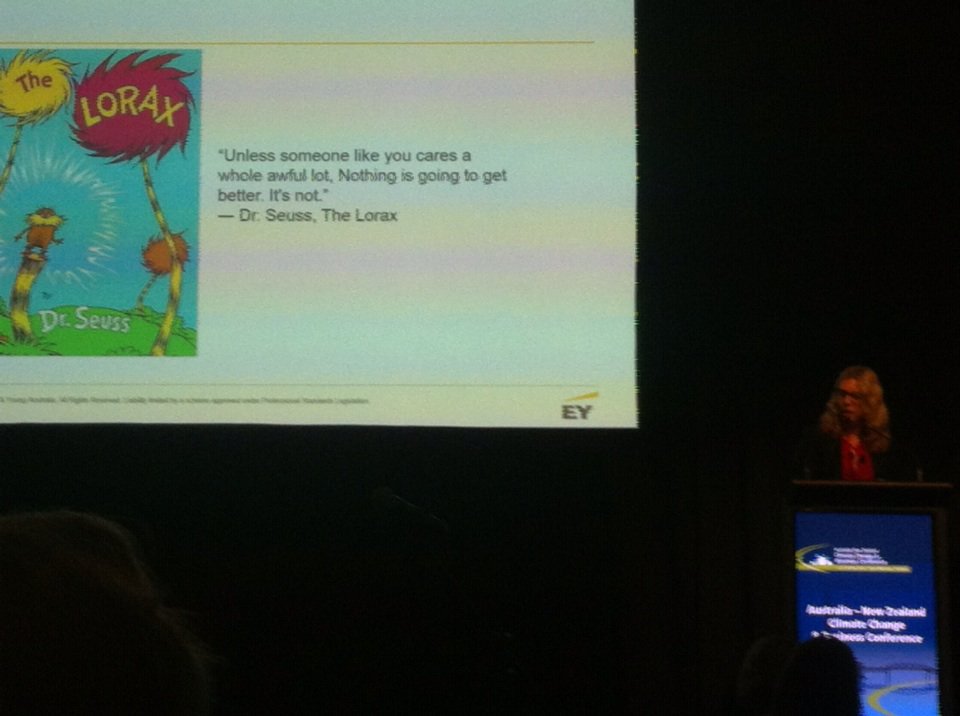 Alex_SmithNZ's tweet photo. EY & Dr Seuss #ccbc2016 "unless someone like you cares an awful lot. Nothing is going to get better. It's just not." https://t.co/gsNvVOa85Q