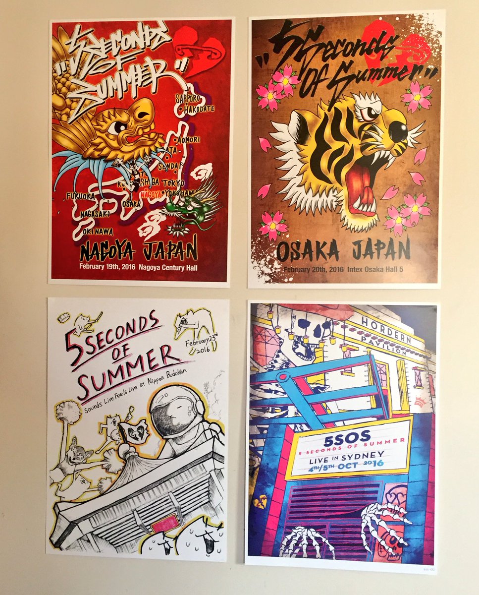 emmaidk_'s tweet photo. I love my slfl posters so much! (Work in progress) but can't wait to get them all framed 🤗🎶💞🇦🇺🇯🇵 #slflsydney #slfljapan https://t.co/geEWl7xRf9