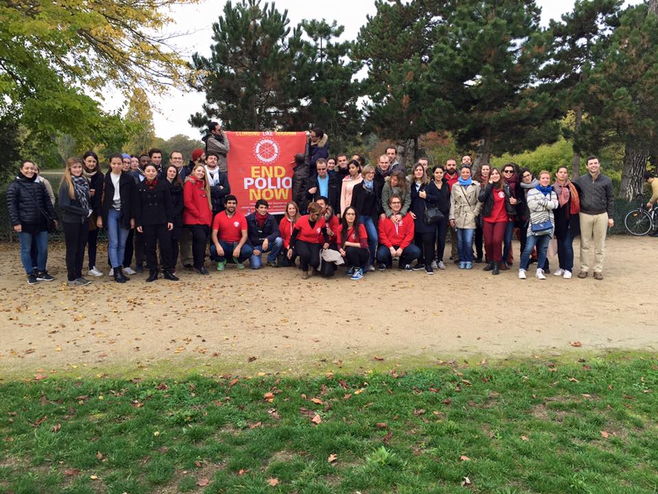 PARIS • Polio Walk 2016 • Dim.23 Oct. • Bois de boulogne, départ point nord lac supérieur 10h petit-dejeuner/collations (1euro=2vaccins)