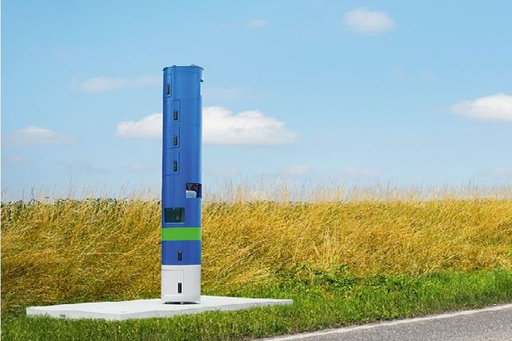 Lkw-Maut voor Duitse Bundesstraßen komt er aan, 1e controle zuilen worden al geplaatst. bit.ly/2dH10rk