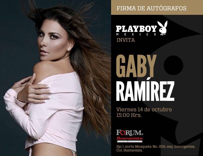GABYRAMIREZTV's tweet image. Los espero en #MexDf la cita es este viernes lleguen temprano please hay sorpresas de @PlayboyMX