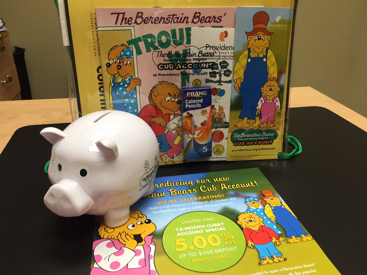 julieferg's tweet image. Today I was working with Providence FCU and took this photo of their materials to launch @bbearsflprogram - so exciting! #creditunions