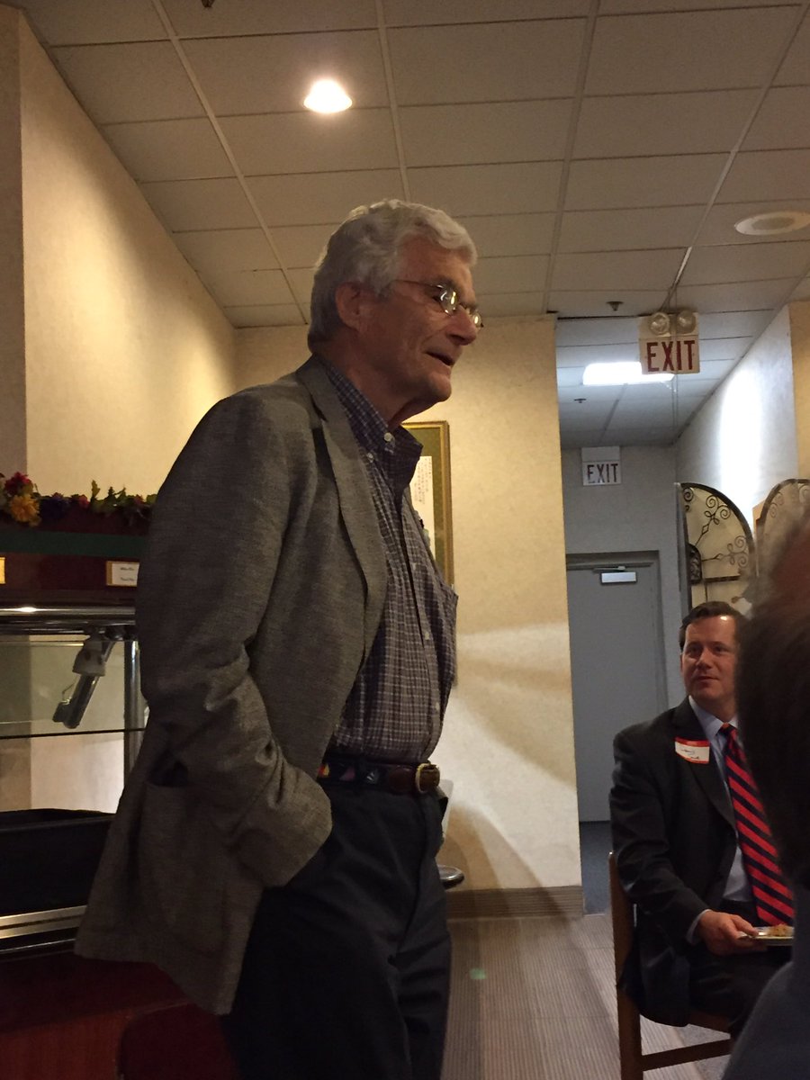 SD34Republicans's tweet photo. Rudy Boschwitz at Senator Warren Limmer's fundraiser! https://t.co/fNkvw76oEg