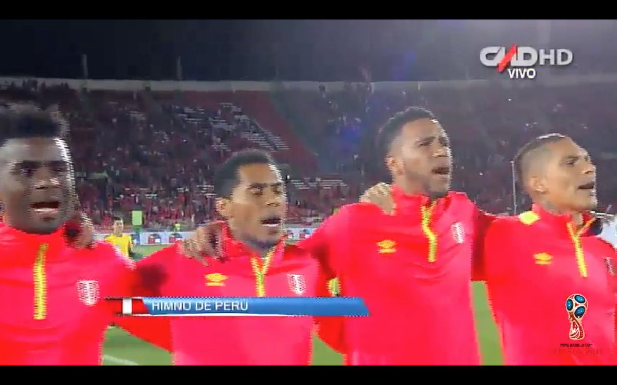 analyst_futbol's tweet photo. Himno del Perú …. #chilevsperu #clasificatorias #vamoschile #peru #estadionacional #lima #santiago https://t.co/nR8Bsdngze