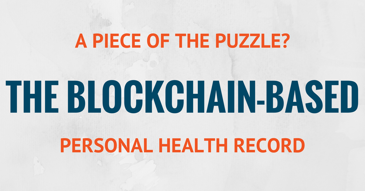 OrionHealth's tweet photo. Is #blockchain the missing piece of the #PHR puzzle? #digitalhealth #CMS https://t.co/8nqCFSwfFG https://t.co/ghYYyatxRq