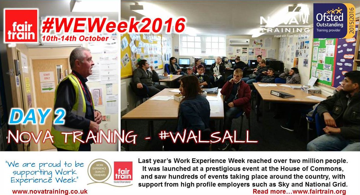 #WEWeek2016 @_pinnaclePSG <a href="/FairTrainOrg/">Fair Train</a> #WorkExperience Day 2 in #Walsall  Paul from Pinnacle... fb.me/2Pvg6MoUp