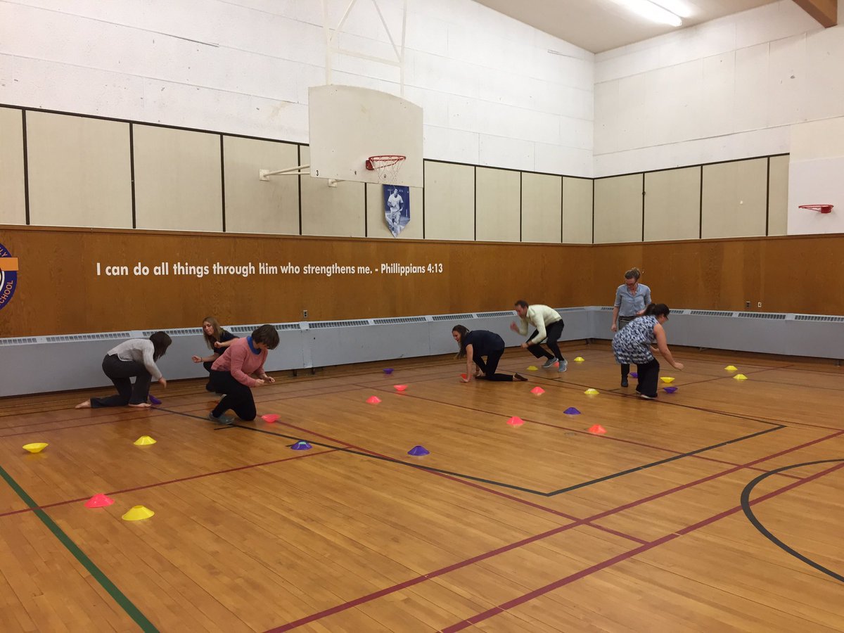 Staff PD on Physical Literacy with Ever Active Schools.