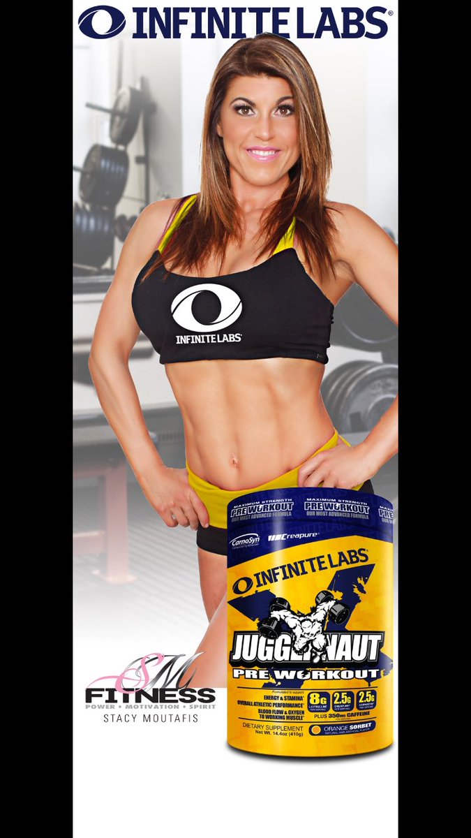 StacyMoutafis's tweet photo. #infinitelabs #smfitness @infinitelabsBR @mariajfaller #juggernaut #healthy #body #lift #preworkout https://t.co/utKjPpqews