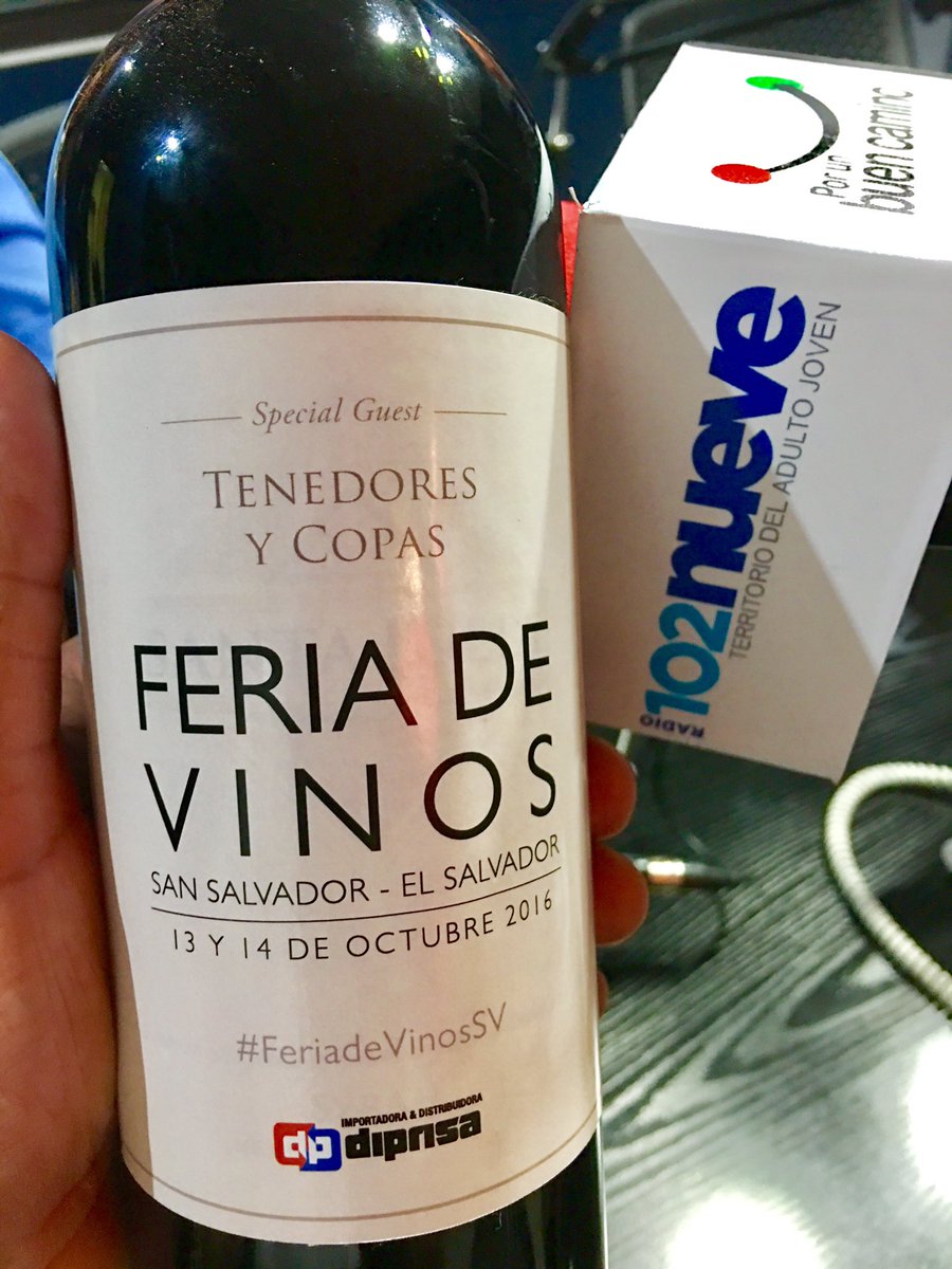 _RomeoReyes's tweet image. Nos llegó esta invitación que está #DeLujo @radio102nueve gracias amigos de @DIPRISA @diprisa_wines CC @VeroGuerrero_ #FeriadeVinosSV