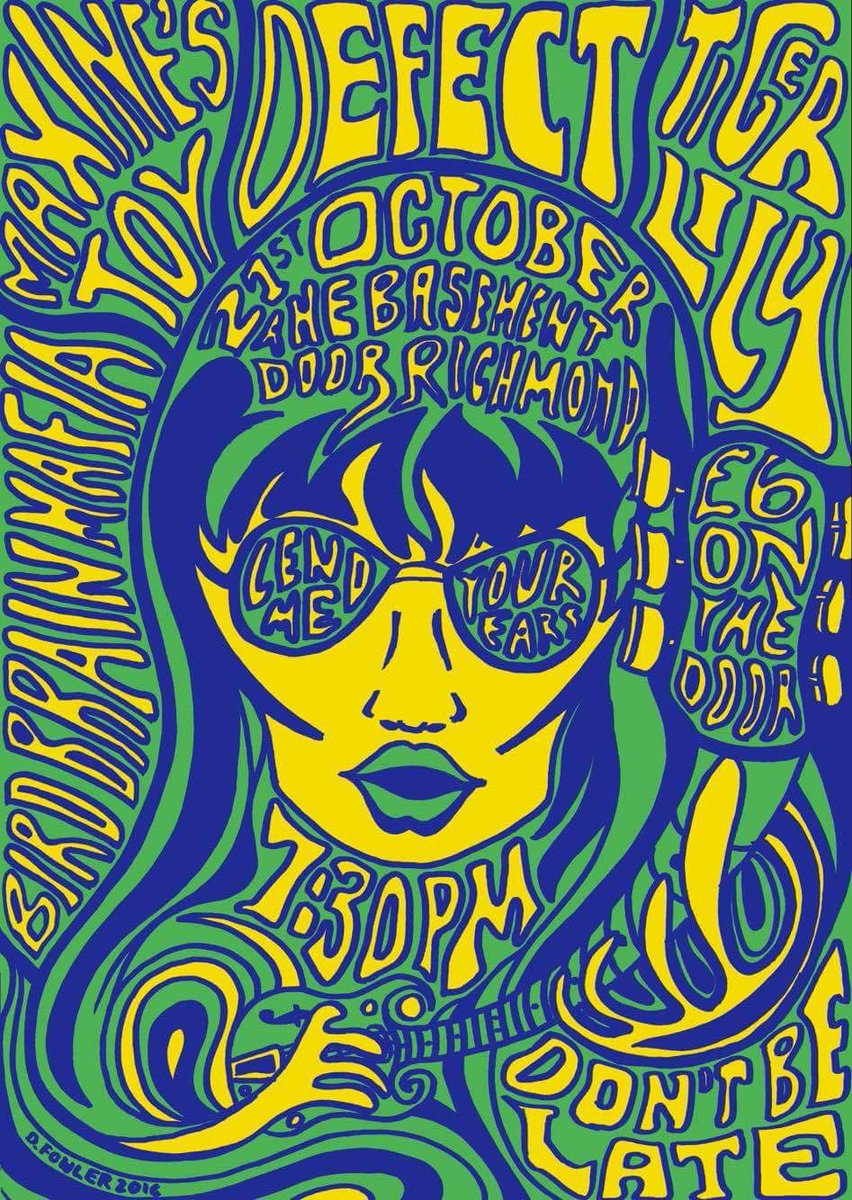 MaxinesToy's tweet photo. Another quick reminder about Friday the 21st! £6 on the door, 7:30pm @TBD_R #art #maxinestoy #band #gig #richmond #london #lsdtripsarefun https://t.co/wWWulzrNiI