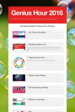 LeeAraoz's tweet image. These are some of the App Smashes my students created for their #geniushour projects.
#FlocabChat 
smore.com/fhya8