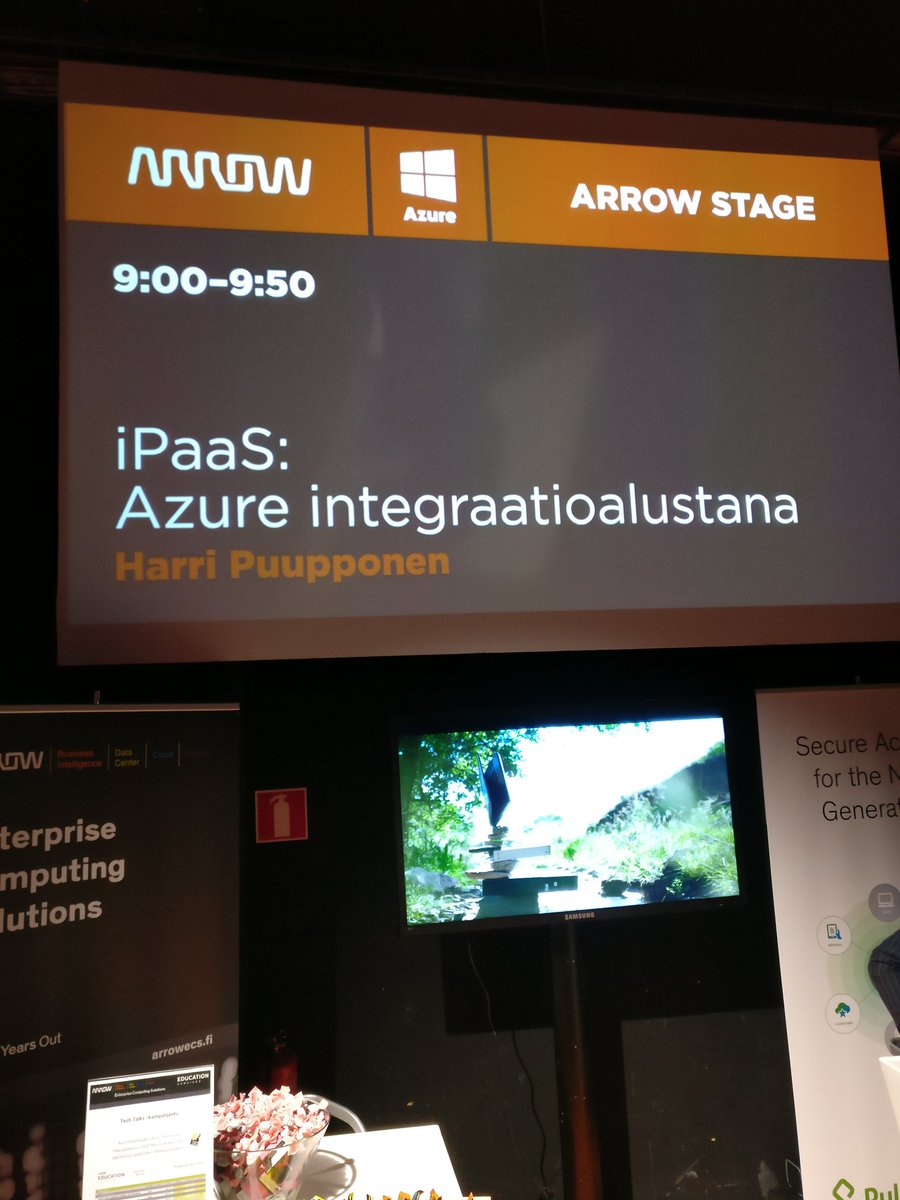 JuhaPetteriVirt's tweet photo. Hyvää huomenta. 2. päivä alkamassa @ArrowECSFinland Stagella #TechTalks2016 jatkuu kiinnostavin aihein. https://t.co/M1a91k3djF