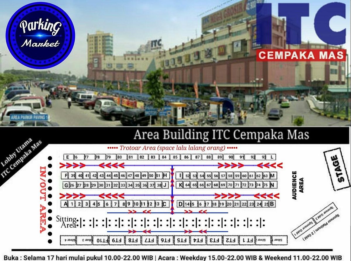 seputarbazaar's tweet image. Join Now " PARKING MARKET " 28 oktober - 13 November , info Booth : 082361550864 | 081223089964  #multiproduct