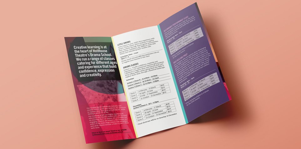 Some work from our graphic design team for <a href="/hothousetheatre/">HotHouse Theatre</a> earlier this year! #ogacreativeagency #graphicdesign #creativeagency #designlife