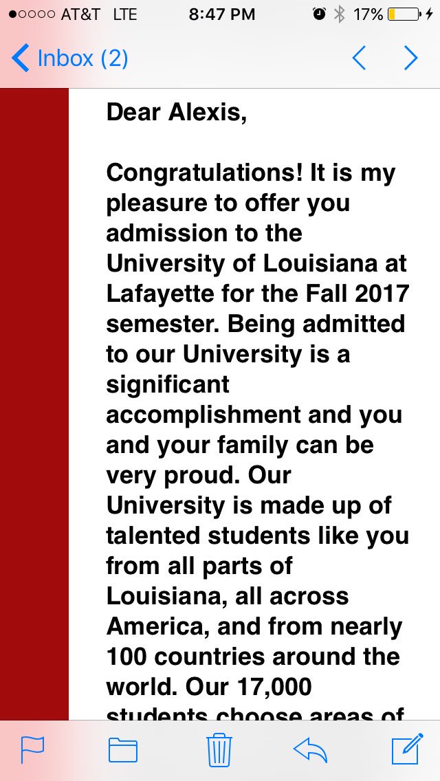 lexiboudreaux_'s tweet photo. #ULLbound https://t.co/T1YRCkAvjU