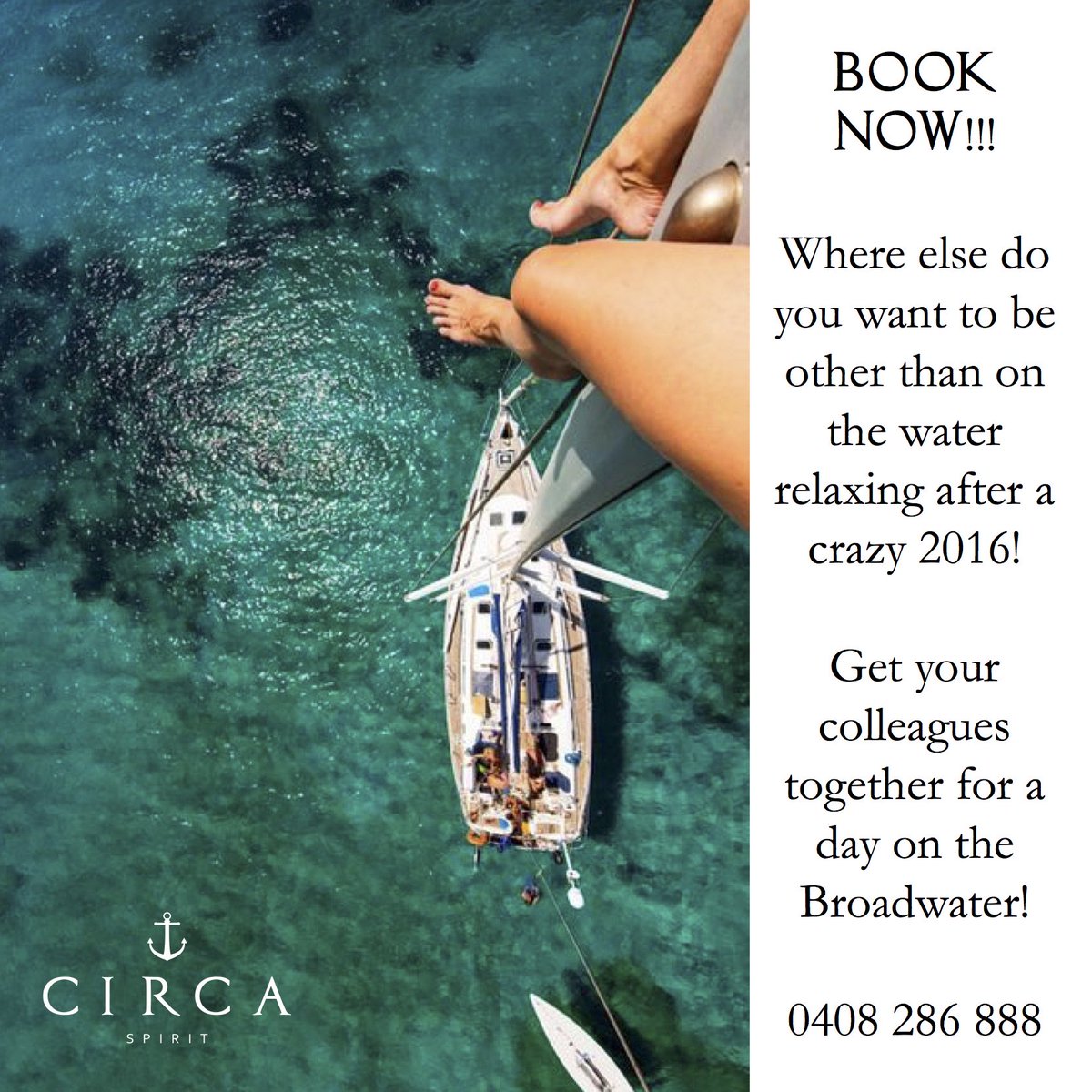 circacruisesgc's tweet photo. Sailing, sun and ice cold drinks! Call now to ask about how you can get the Spring Special! #sailing #cruising #itsaboatlife #goldcoast https://t.co/X3S9afTwKe