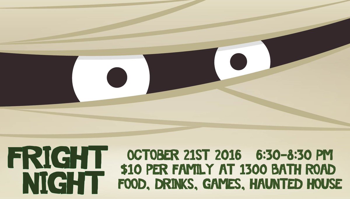 You are invited to @BGCKingstonON Not So Scary #FRIGHTNIGHT
 Proceeds benefit <a href="/unitedwaykfla/">United Way KFL&A</a> For All Ages #YGK #HalloweenParty #BGCPartners
