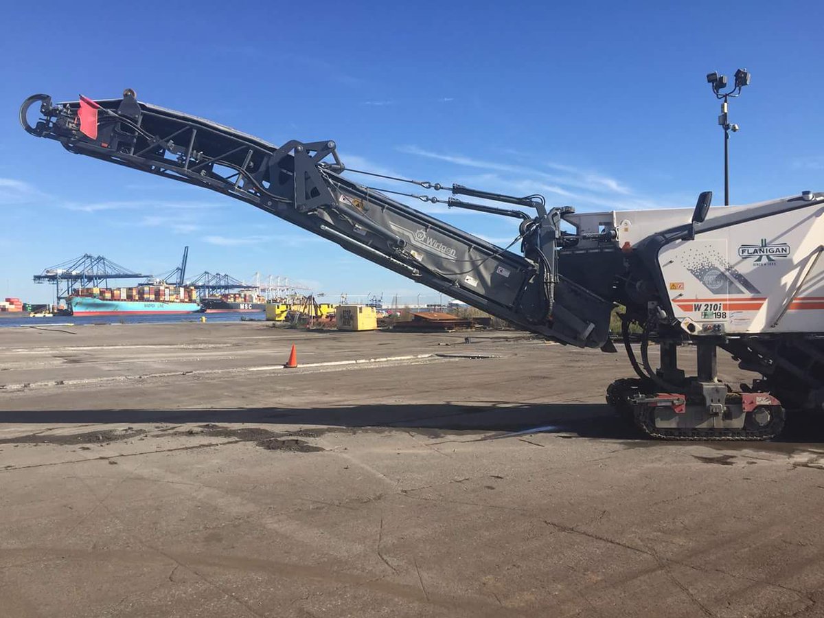 We're always happy to be working on a pier.  The Port of Baltimore is the economic engine of our region.