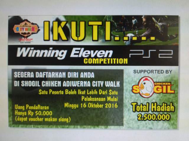 Ayoo, yang suka PS..
Cari lawanmu disini..
See you there.. ^_^