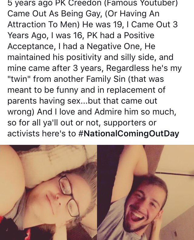 sam_carnes97's tweet photo. #NationalComingOutDay https://t.co/Qnc9fHxGZk
