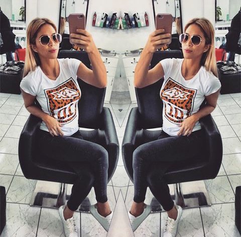 sheylarojasteam's tweet photo. Shey usando su polo @FOR_EXTREME de @mario_hart ❤🐯🐯 https://t.co/VVHpGnhx2Y