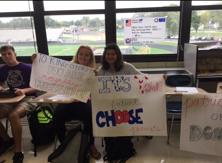 Olchs Apush On Twitter Period 5 6 Had A Blast With The Loyalist Vs Patriot Debate The Loyalists Taking The Win In The End Olchspride Spartanpride Https T Co Nvwvoniz5o