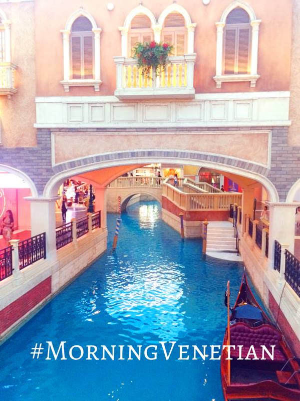 Good morning, start your day with a lovely smile! #MorningVenetian #BeIconic