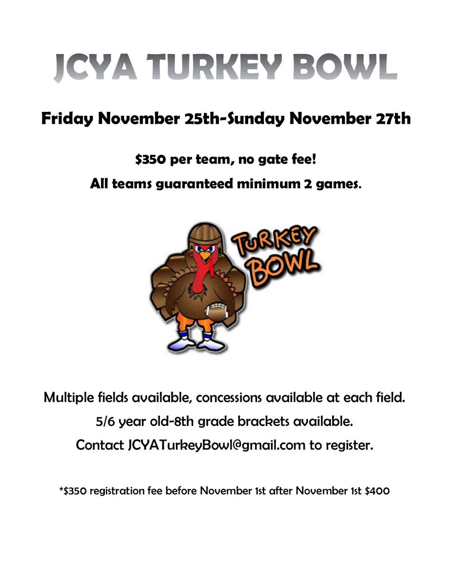 JCYA Turkey Bowl