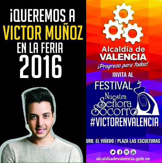 fcvmcarabobo's tweet photo. @jorgemaldonadoa @SantRodriguez Queremos a @VictorMunozVzla en la #FeriaDeValencia2016 por favor y gracias 😊 https://t.co/7VXxYQ03C7