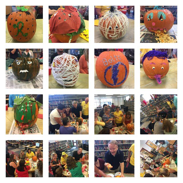 10 min. Team Pumpkin Challenge a success. <a href="/HCPSReddickES/">@HCPSReddickES</a> #HCPSTeach #comptime #collaborate #TeamworkTuesday