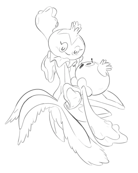 aaaah i finally drew some but now i'm outta time and i gotta go meet a friend aahh!! @brettmuller  your frillish!! 