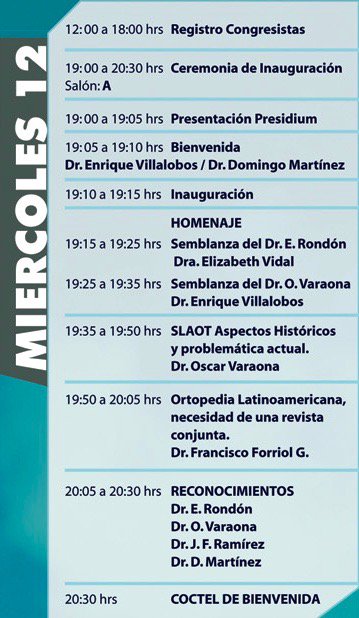 congresoslaot's tweet photo. Mañana inauguración del @congresoslaot  
19:00 hrs Salón A
Todos los participantes están invitados!
No se lo pierdan! https://t.co/0tVYVDJnpE