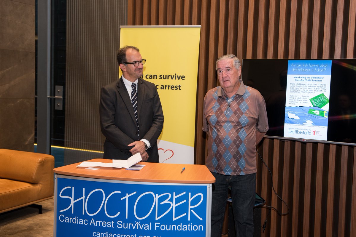 shoctober's tweet photo. Our wonderful cardiac arrest survivors at our Shoctober 2016 media launch at World Square Lobby! https://t.co/A1ck0VK8v5