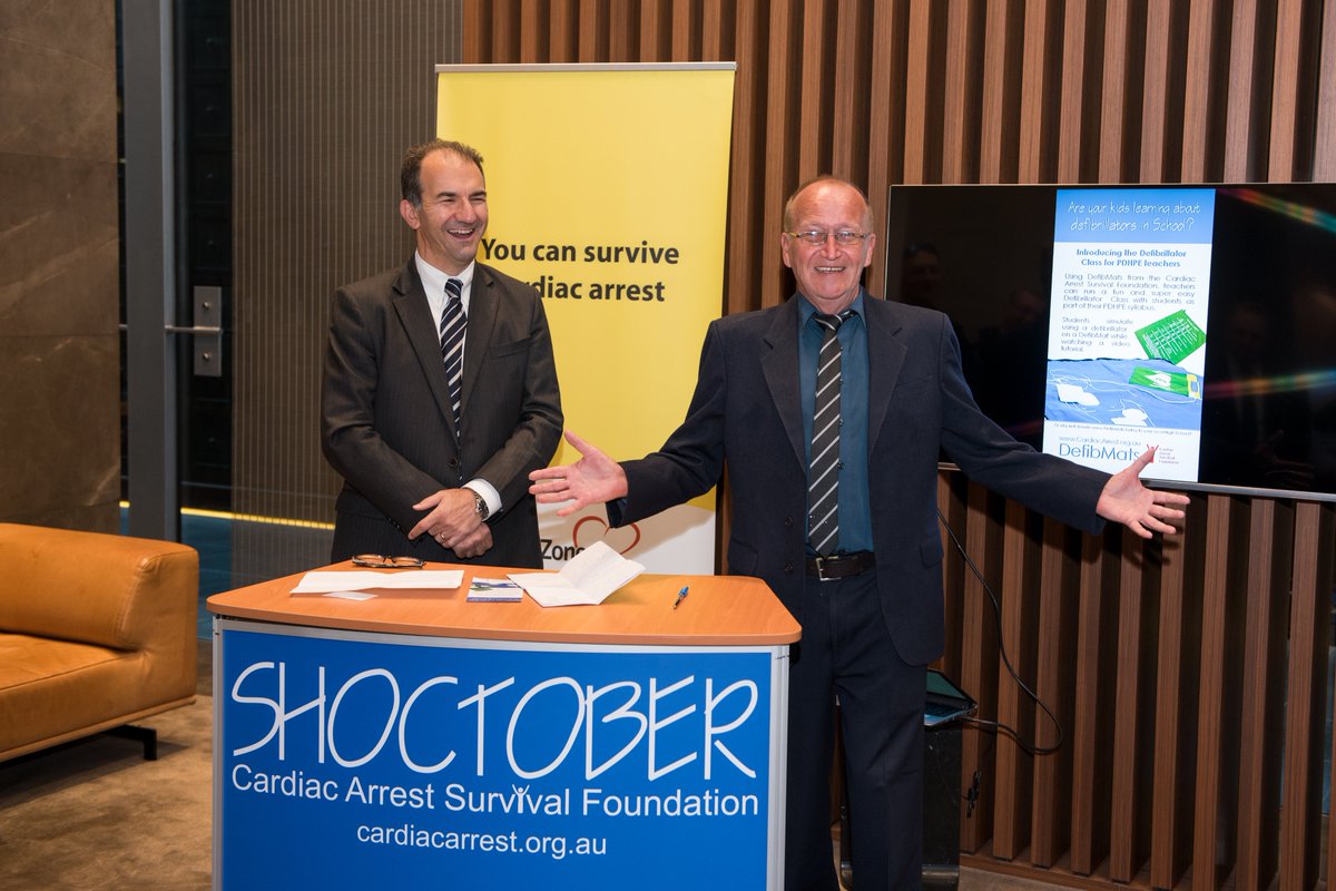 shoctober's tweet photo. Our wonderful cardiac arrest survivors at our Shoctober 2016 media launch at World Square Lobby! https://t.co/A1ck0VK8v5