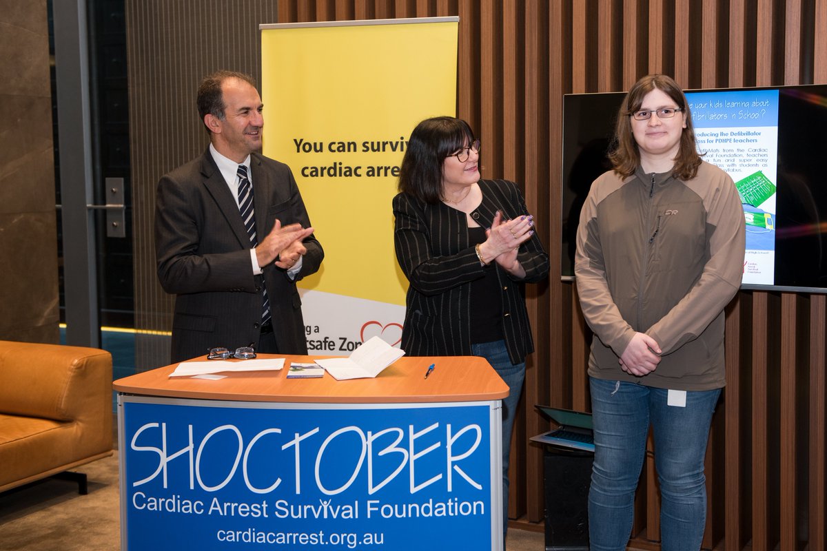 shoctober's tweet photo. Our wonderful cardiac arrest survivors at our Shoctober 2016 media launch at World Square Lobby! https://t.co/A1ck0VK8v5