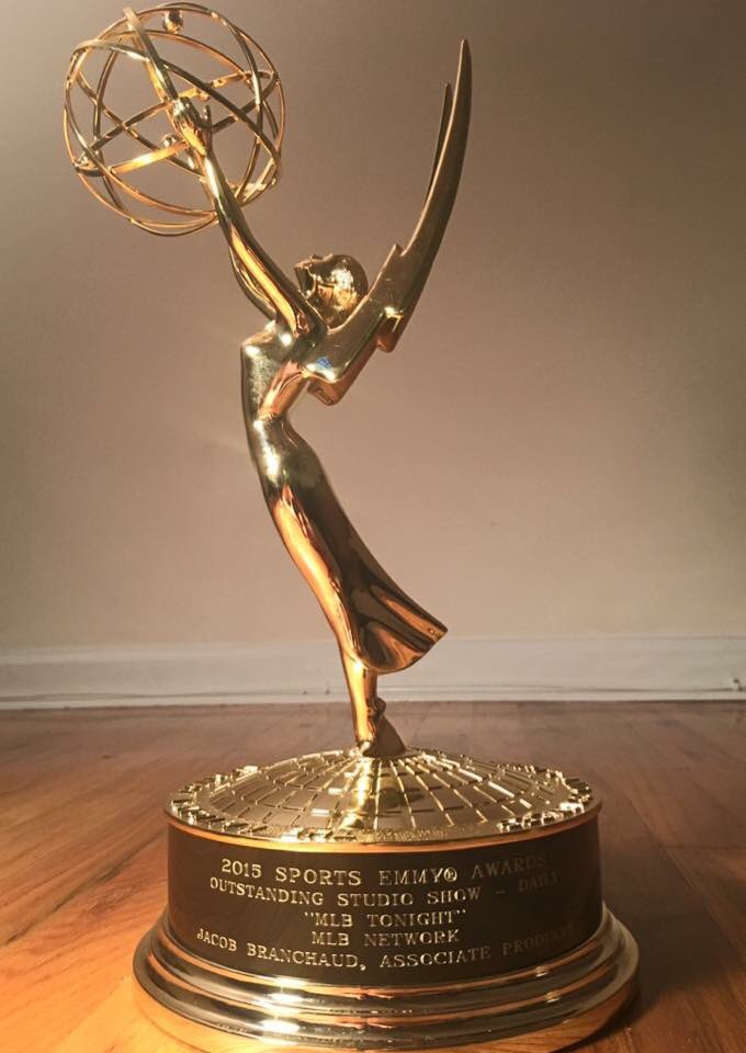 Congratulations to brother Jacob Branchaud '13 on his Emmy! #Dikaia