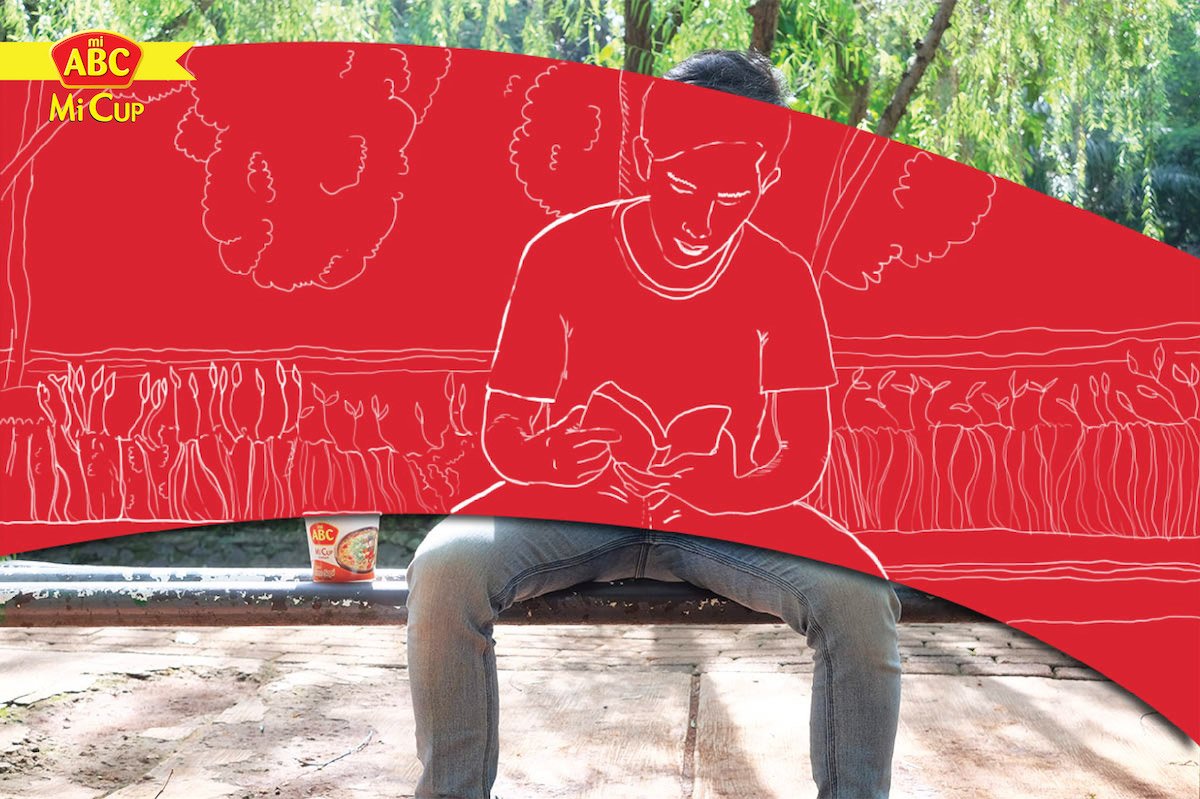 Dimanapun dan kapanpun, Mi Cup ABC selalu menemani.