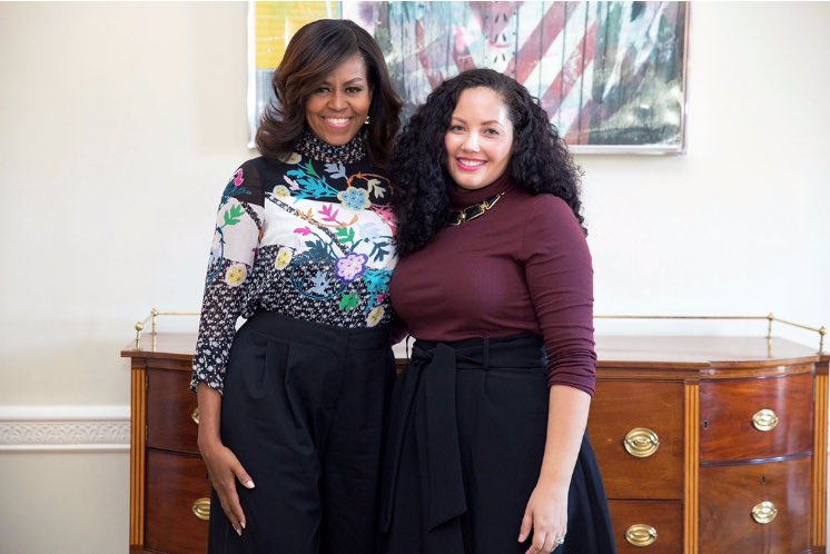 GirlWithCurves's tweet photo. Day 2 at the @WhiteHouse with @FLOTUS https://t.co/GcQFLdxf4c #MichelleObama #LetsMove #girlwithcurves #gwcProjects https://t.co/rdAlEVK5mx