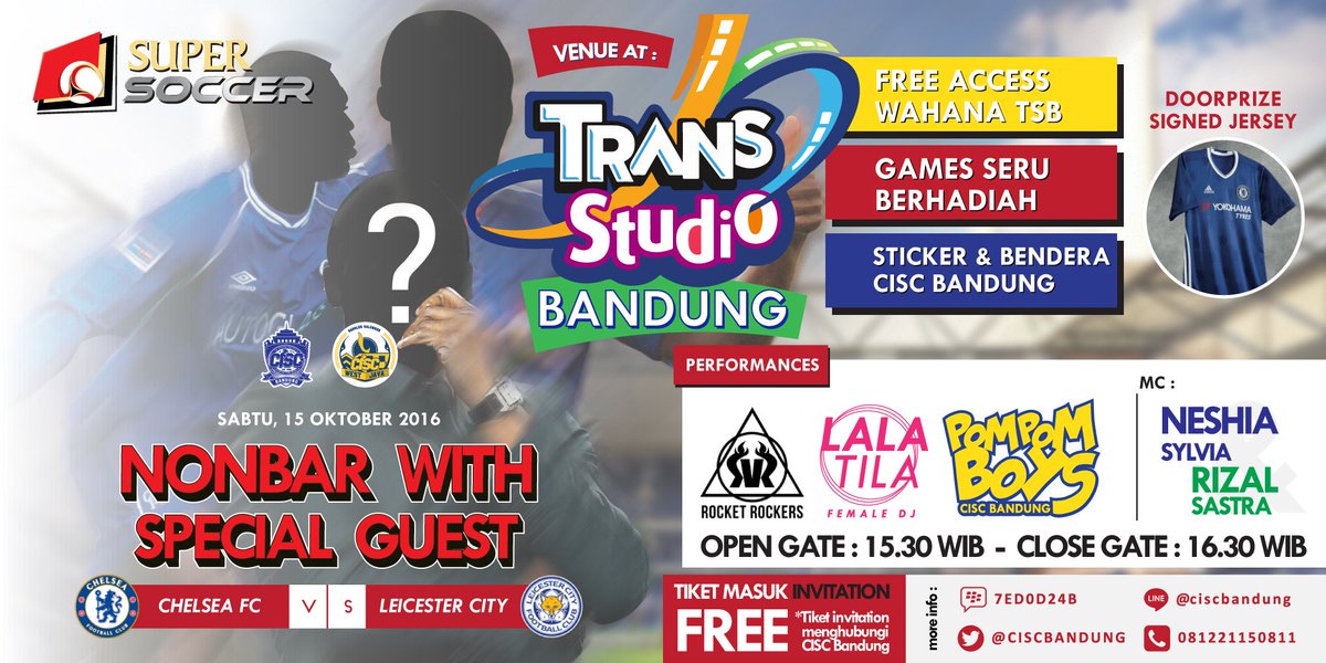 We invite you all !!! Geratiiiiiiiiiis nobar with spesial guest untuk seluruh fans chelsea silahkan merapaaat